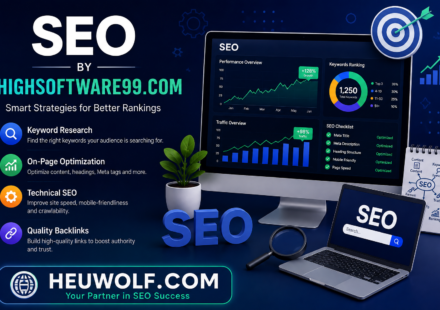 SEO by HighSoftware99.com guide showing website search optimization and SEO strategy