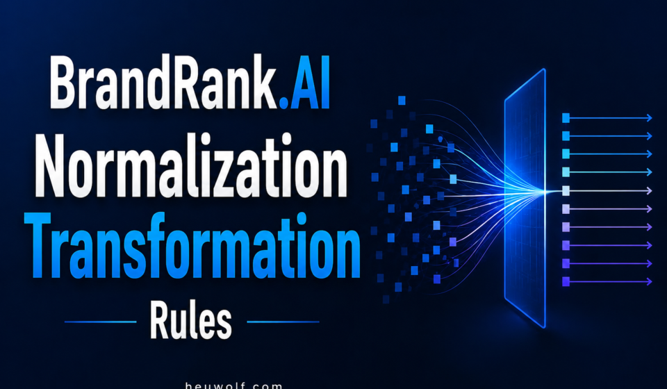 BrandRank.ai normalization rules for consistent brand data and digital analysis